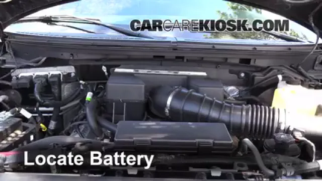 2010 Ford F-150 SVT Raptor 6.2L V8 Batterie Changement
